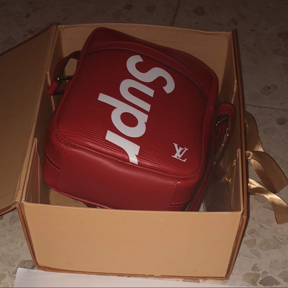 Louis Vuitton cross body (supreme edition)